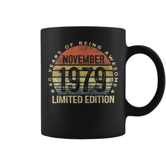 Born November 1979 Limited Edition Bday 40Th Birthday Coffee Mug - Monsterry