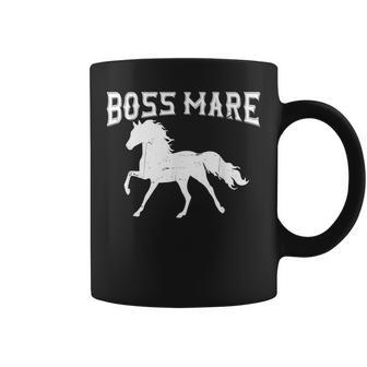 Boss Mare Female Horses Cute Horse Pony Lover Coffee Mug - Monsterry CA