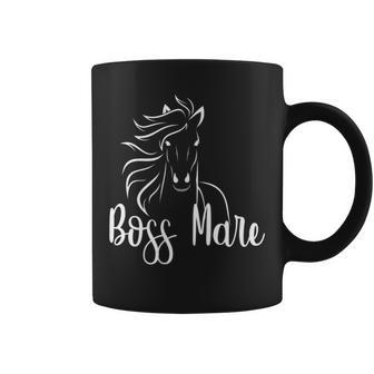 Boss Mare- Horse Lover T For Equestrians Coffee Mug - Monsterry DE