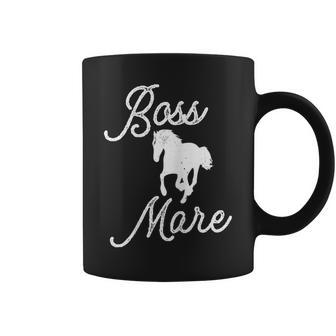 Boss Mare Horse For Horseback Riding Equestrians Coffee Mug - Monsterry UK