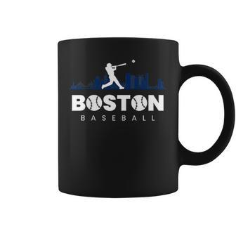 Boston Baseball Vintage Minimalist Retro Baseball Lover Coffee Mug - Seseable
