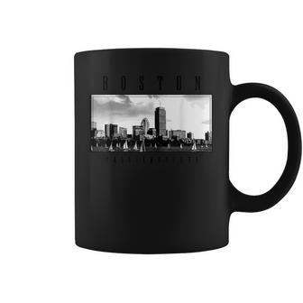 Boston Skyline Massachusetts Pride Vintage Boston Coffee Mug - Monsterry UK