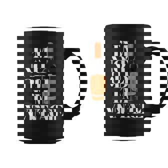 Botella Deino Clásica Divertida Con Texto I Not Old I'mintage Taza de café - Regaloses