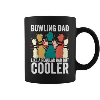 Bowling Dad Vintage Father's Day For Bowler Coffee Mug - Seseable