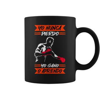 Boxeo Yo Nunca Pierdo Yo Gano O Aprendo Boxear Taza de café - Regaloses