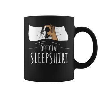 Boxer Dog Official Sleep T Coffee Mug | Mazezy
