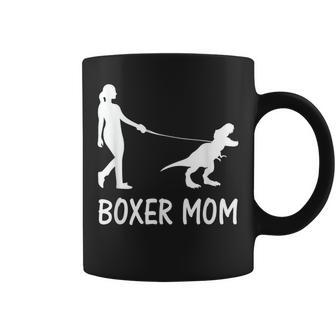 Boxer Mom Dog Boxer Mama Dinosaur Mother's Day Coffee Mug - Monsterry DE