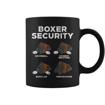 Boxer Security Animal Pet Dog Lover Owner Mom Dad Coffee Mug - Monsterry