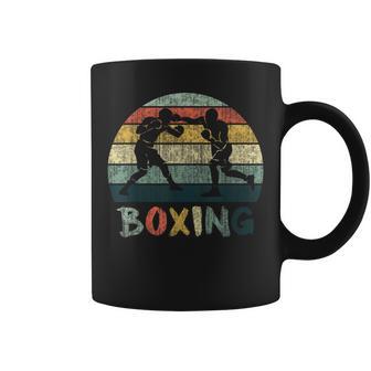 Boxing Vintage Box Sport Retro Boxinggloves Cerberus Coffee Mug - Monsterry UK