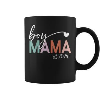 Boy Mama Est 2024 Boy Mom Pregnancy Mom To Be New Mama 2024 Coffee Mug - Monsterry UK