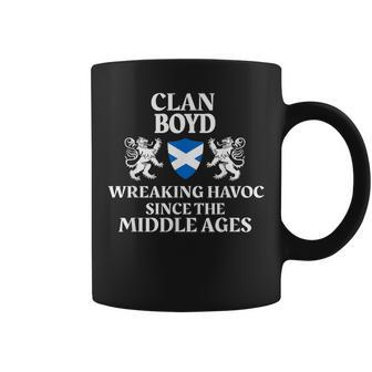 Boyd Scottish Family Clan Scotland Name Lion Coffee Mug - Seseable