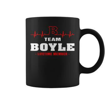 Boyle Surname Family Name Team Boyle Lifetime Member Coffee Mug - Seseable