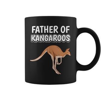 Boys Kangaroo Dad Father's Day Father Of Kangaroos Coffee Mug - Monsterry AU