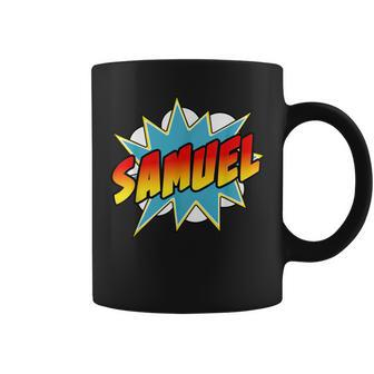 Boys Samuel Comic Book Superhero Name Coffee Mug - Monsterry AU
