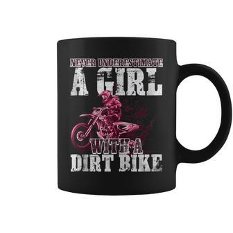 Braap Like A Girl And Never Underestimate Girl A Dirt Biker Coffee Mug - Monsterry DE
