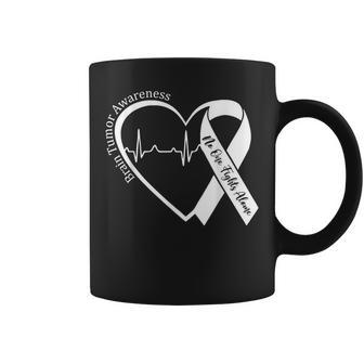 Brain Tumor Awareness Brain Cancer Support Family Matching Coffee Mug | Mazezy