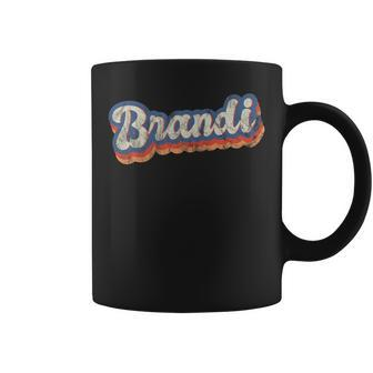 Brandi Personalized Name Custom Lettering 70'S Coffee Mug - Monsterry AU