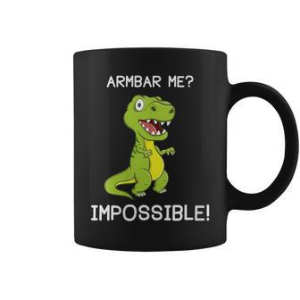 Brazilian Jiu-Jitsu Bjj Armbar T-Rex Dinosaur Coffee Mug - Monsterry DE