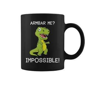 Brazilian Jiu-Jitsu Bjj Armbar T-Rex Dinosaur Coffee Mug - Monsterry AU