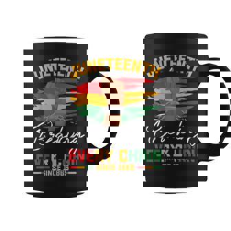 Breaking Every Chain Since 1865 Freedom Junenth Men Coffee Mug - Seseable