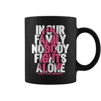 Breast Cancer Support Pink Family Breast Cancer Awareness Coffee Mug - Seseable