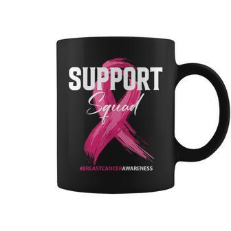 Breast Cancer Support Squad Breast Cancer Awareness Coffee Mug - Monsterry
