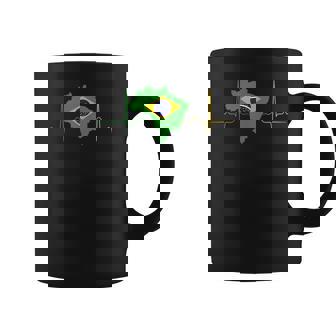 Brésil Cœur Brésil Brésilintage Carte Brésil Souvenir Tasse - Cadeauxyz