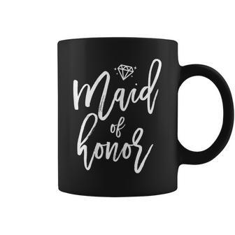 Bridal Party Maid Of Honor Cute Graphics Coffee Mug - Monsterry AU