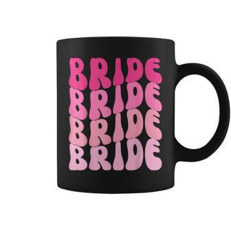 Bride I Do Crew Retro Bachelorette Party Bride Bridesmaids Coffee Mug - Monsterry UK