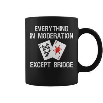 Bridge Bridge Card Game Moderation Coffee Mug - Monsterry