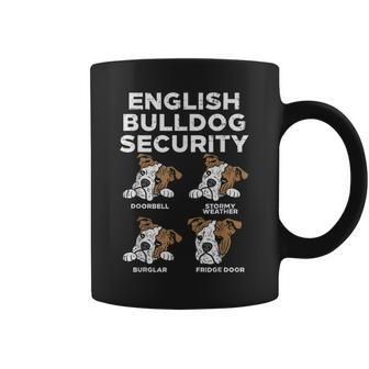 British English Bulldog Security Dog Lover Owner Coffee Mug - Monsterry UK