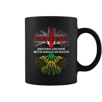 British Grown With Jamaican Roots Jamaica English Heritage Coffee Mug - Thegiftio UK