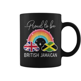 British Jamaican Flag Half British Half Jamaican Uk Flag Coffee Mug - Thegiftio UK
