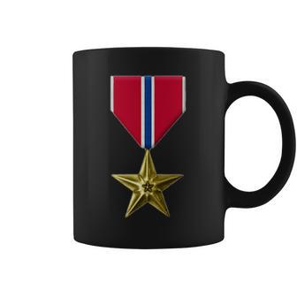 Bronze Star Us Military Bronze Star Medal Veteran Coffee Mug - Monsterry