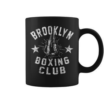 Brooklyn Boxing Club Vintage Distressed Boxer Coffee Mug - Monsterry