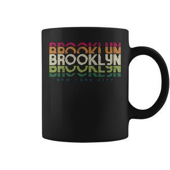 Brooklyn New York City Vintage Brooklyn Graphic Coffee Mug - Monsterry