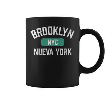 Brooklyn Nueva York Nyc New York Vintage Athletic Spanish Coffee Mug - Monsterry