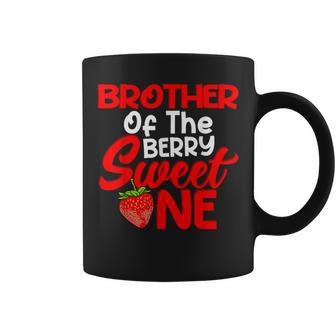 Brother Berry Sweet One Birthday Girl Strawberry Family Coffee Mug | Mazezy