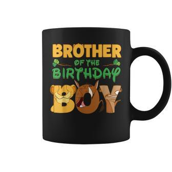 Brother Of The Birthday Boy Lion Family Matching Coffee Mug - Monsterry