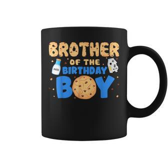 Brother Of The Birthday Boy Milk And Cookies 1St Birthday Coffee Mug - Monsterry