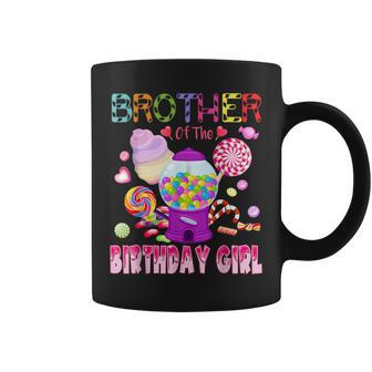 Brother Of The Birthday Girl Candyland Candy Birthday Coffee Mug - Seseable