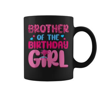 Brother Of The Birthday Girl Family Matching Coffee Mug - Seseable