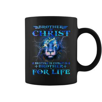 A Brother In Christ Is A Brother For Life Powerful Quote Coffee Mug - Thegiftio UK