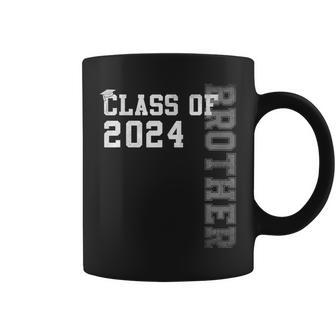 Brother Senior 24 Proud Brother Of A Class Of 2024 Graduate Coffee Mug | Mazezy