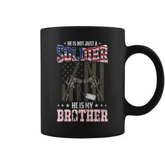 My Brother Is A Soldier Proud Army Sister Coffee Mug | Crazezy AU