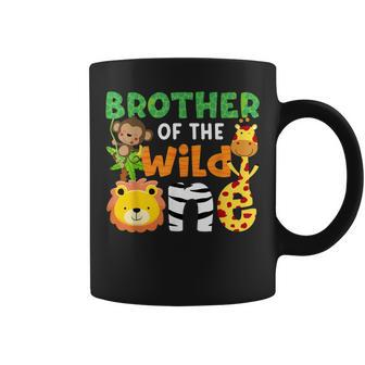 Brother Of The Wild One Zoo Theme Bday Safari Jungle Animals Coffee Mug - Monsterry UK
