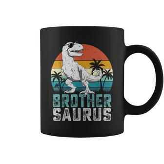 Brothersaurus T Rex Dinosaur Brother Saurus Family Matching Coffee Mug - Thegiftio UK