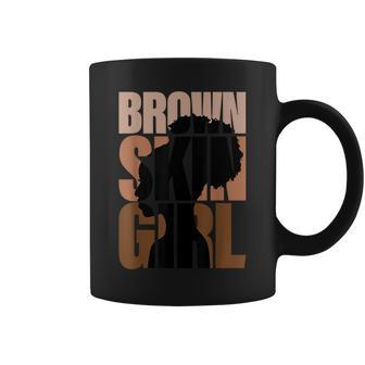 Brown Skin Girl Black Melanin Black History Junenth Women Coffee Mug - Thegiftio UK