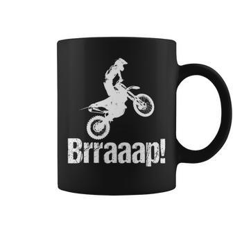 Brraaap Dirt Bike Motocross Coffee Mug | Mazezy