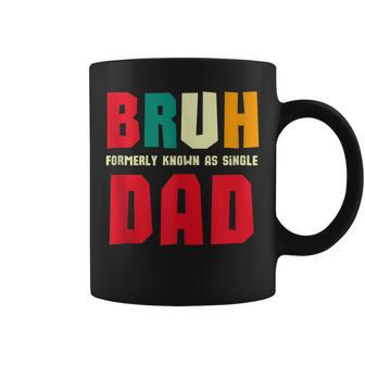 Bruh Formerly Known As Single Dad Father's Day Retro Coffee Mug - Thegiftio UK